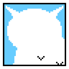 Owl still image from Holiday PixelCard 2017.