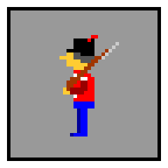 Toy Soldier still image from Holiday PixelCard 2017.